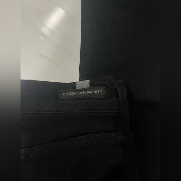 Size 25 Black Citizens of Humanity high rise Rocket jeans - Picture 7 of 7